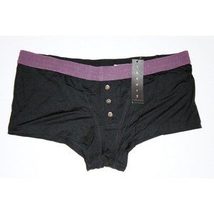 THEORY Intimates Boyshorts  Cherrish "Darrel" Underwear BLACK SERENITY ( S )